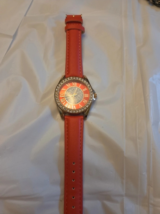 Accessories - Women's Coral Fashion Watch with Crystal Bezel